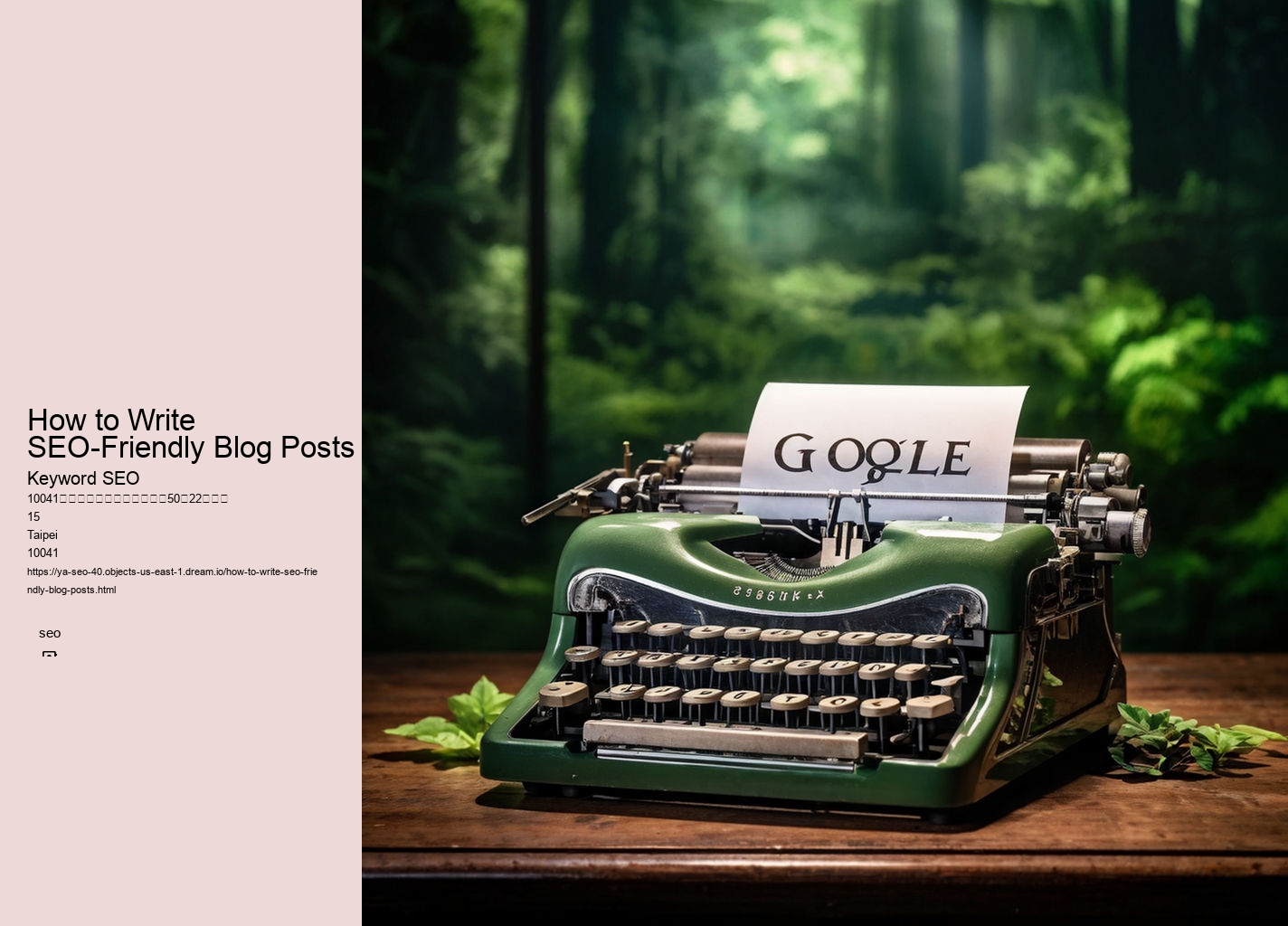 How to Write SEO-Friendly Blog Posts